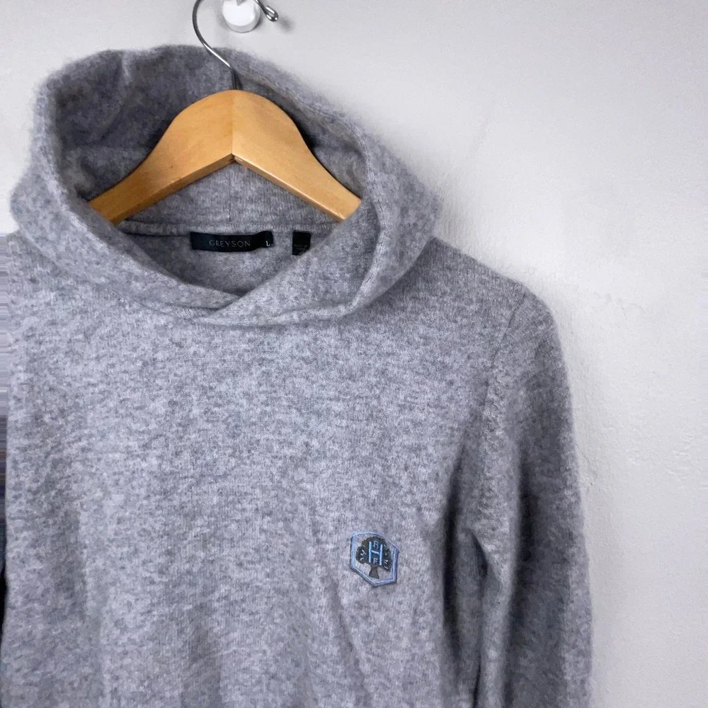 Greyson University of St Francis Hoodie Youth L Wool Cashmere Sweater Indiana